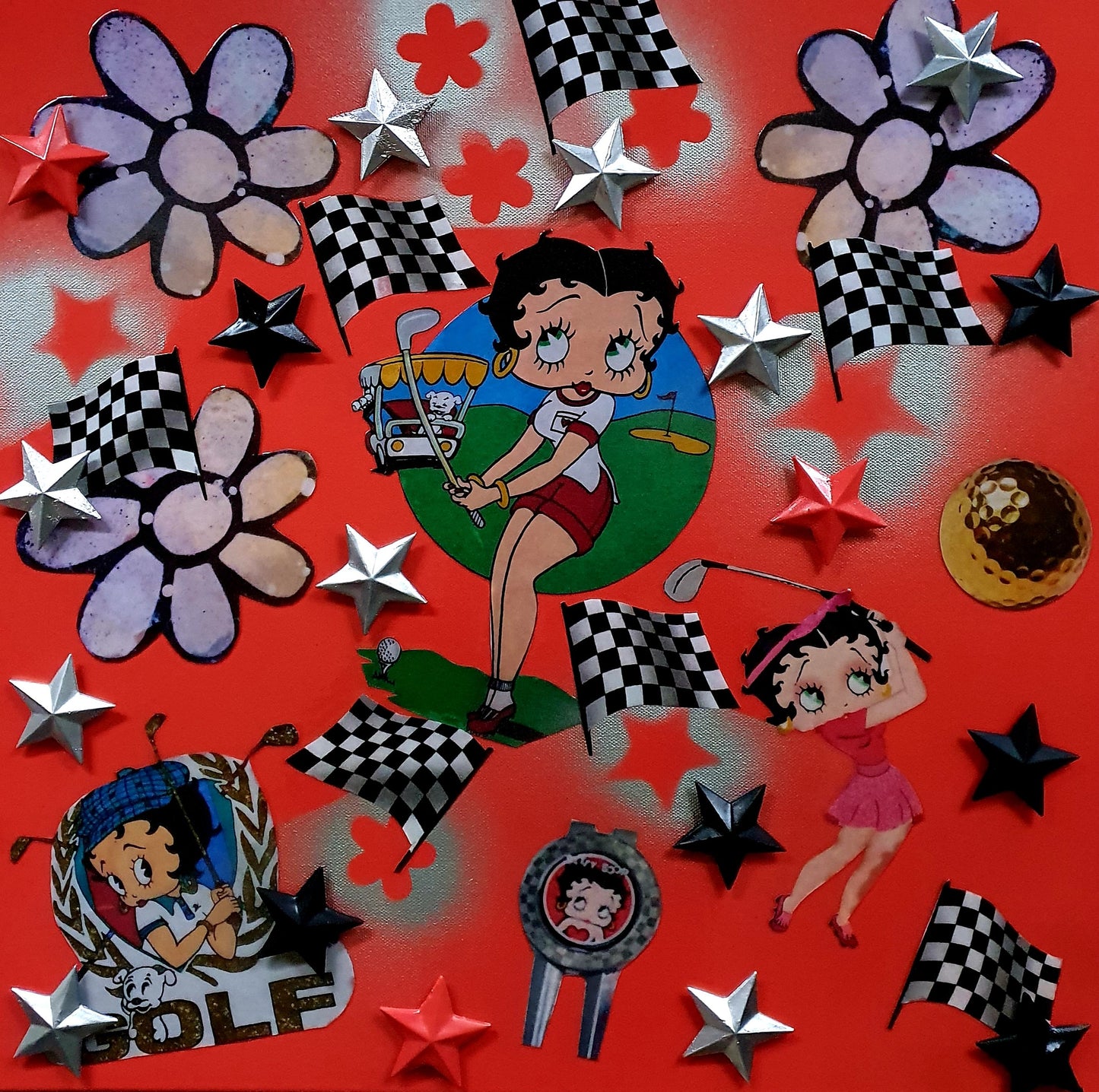 BETTY BOOP GOLFEUSE